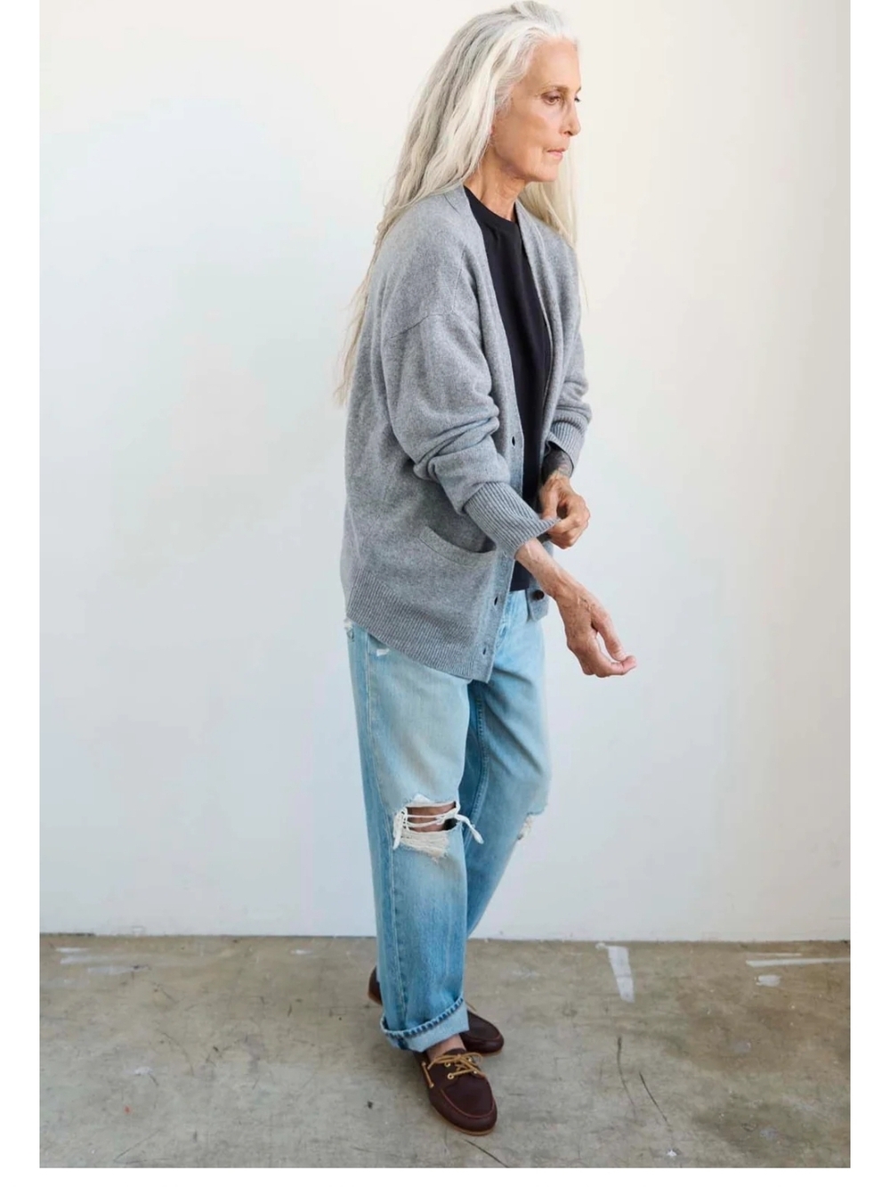 Jamie Haller Slouch Jean In Merced Indigo - Picture 9 of 13
